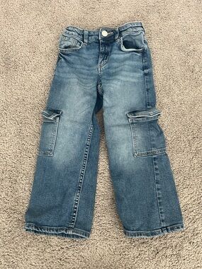 H&M Blue Cargo Jeans for Kids